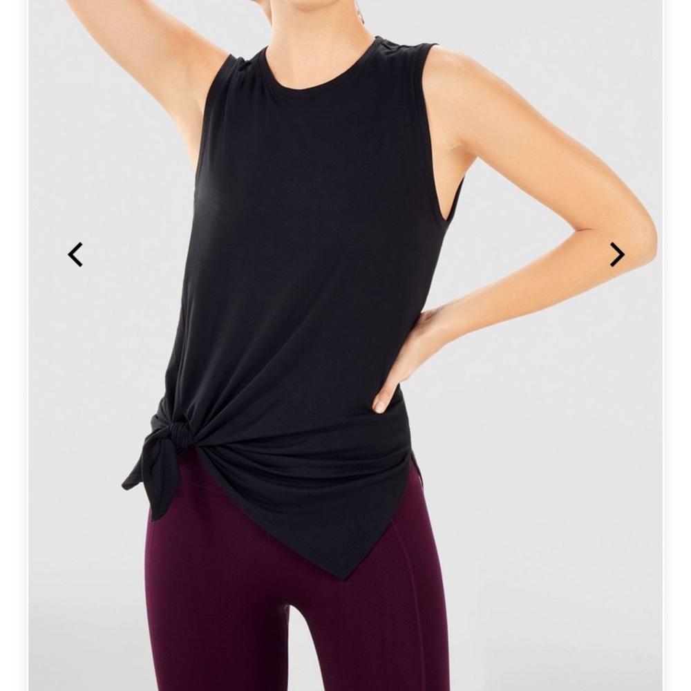 Fabletics Alia ties tank in white